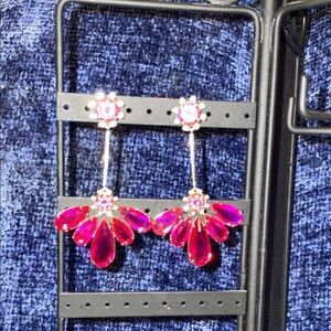 Kate Spade Elegant Red Drop Earrings.  2.5” length